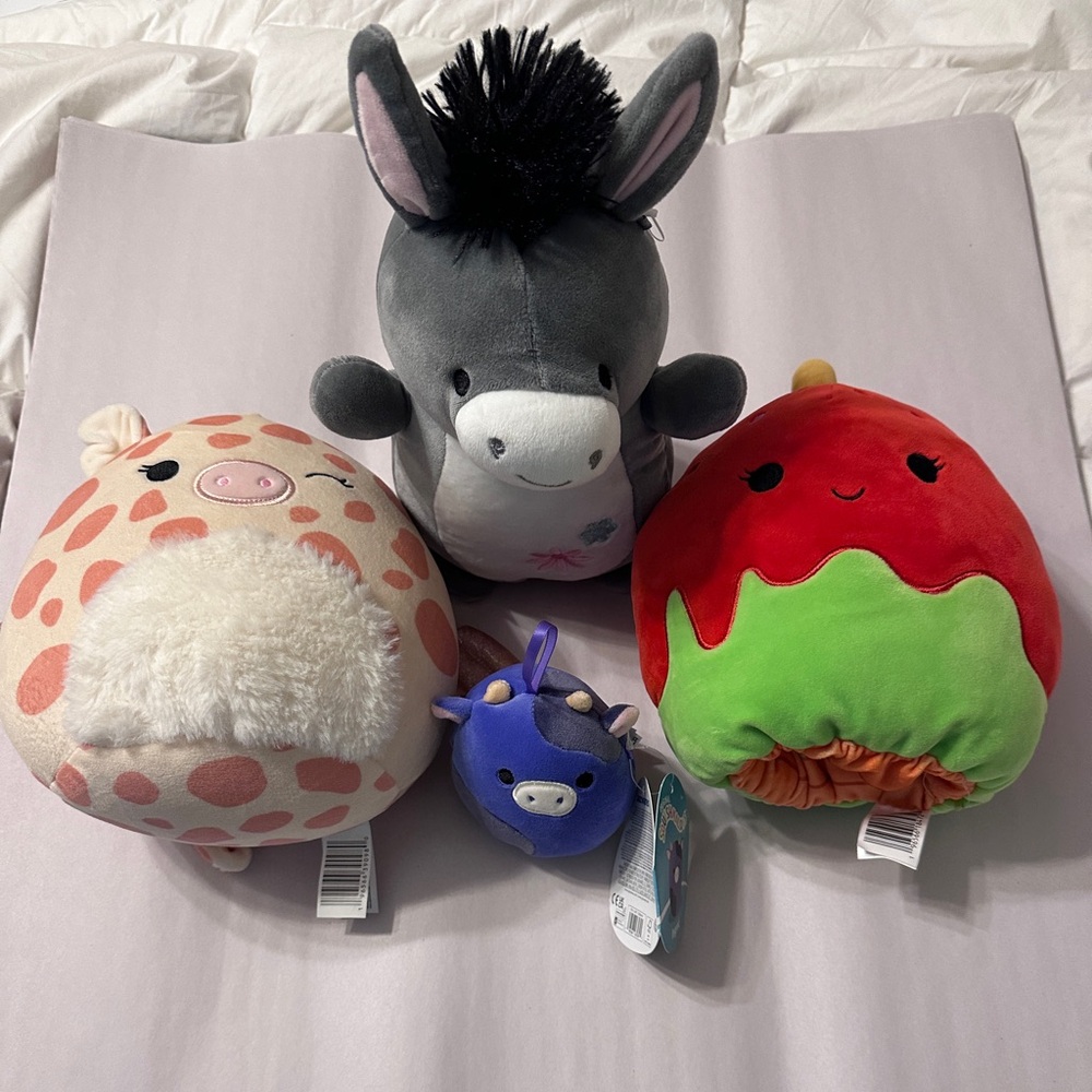 Squishmallows 4 Item Bundle